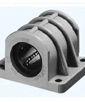 ✝️ RB20 NB 20mm Resin Block Unit Motion Linear Bearing front view showing structure for stable alignment.