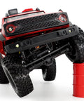 AXIAL SCX24 Servo Metal Gear EMAX Servo Steering Servo with Servo Mount Bracket and Arm SCX24 Upgrade Parts (Black) installed on RC truck