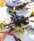 RC drone with Reduce drone vibration and improve control with M3x13mm rubber damper balls for RC quads and FPV gimbals installed.