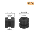 Silent, reliable RC vibration dampers that isolate the flight controller and gimbal from shocks, pack of 20 black.
