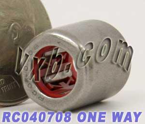 RC040708 One Way Needle Bearing/Clutch 1/4" x 7/16" x 1/2" inch - VXB Ball Bearings