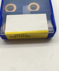 10 Pack RCMT10T3MO R5 Pro Grade Carbide Turning Inserts Tin Coated in blue box, visible through transparent lid.