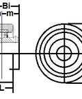 RCSM-14S Rubber Cartridge Narrow Inner Ring 7/8 Inch Bearing - VXB Ball Bearings