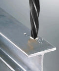 Five Eighths Inch Reamer Bit For Steel And Wood HSS Tapered Bridge Reamer Drill Bit With Half Inch Shank used on metal beam