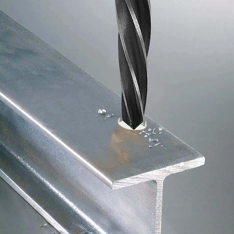 Five Eighths Inch Reamer Bit For Steel And Wood HSS Tapered Bridge Reamer Drill Bit With Half Inch Shank used on metal beam