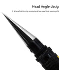 Close-up of the 0 To 14mm Hole Opener Reamer Drill Punch with durable precision tip for metal and steel, slip-resistant handle visible.