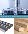4mm Solid Carbide Chucking Reamer For Lathe Machines With 4 Spiral Flutes And Straight Shank H7 on metal, wood surface