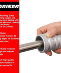 1/4 To 1-3/8 Inch Inner Outer Reaming Tool With 40 Cutting Edges For Reaming Deburring Beveling Aluminum PVC Copper Stainless Steel Tubing Pipe Model 29983 223S Demonstrated In Use