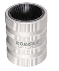 1/4 To 1-3/8 Inch Inner Outer Reaming Tool With 40 Cutting Edges For Reaming Deburring Beveling Aluminum PVC Copper And Stainless Steel Tubing And Pipe Replace For Model 29983 223S silver tool with knurled grip