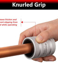 1/4 To 1-3/8 Inch Inner Outer Reaming Tool With 40 Cutting Edges For Reaming Deburring Beveling Aluminum PVC Copper And Stainless Steel