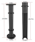 Rear Axle Bearing Puller Tool Fits Land Cruiser 4Runner Tacoma Tundra Sequoia FJ Cruiser And Lexus GX Models For Hard To Reach Rear Bearing Jobs Built For Heavy Duty Pro Grade DIY Auto Maintenance with dimensions shown