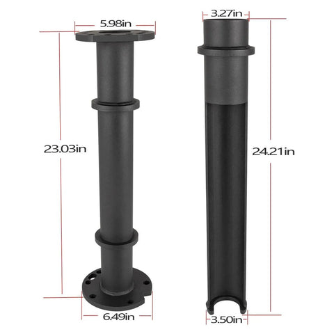 Rear Axle Bearing Puller Tool Fits Land Cruiser 4Runner Tacoma Tundra Sequoia FJ Cruiser And Lexus GX Models For Hard To Reach Rear Bearing Jobs Built For Heavy Duty Pro Grade DIY Auto Maintenance with dimensions shown