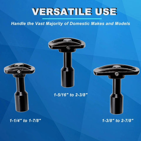 Rear Axle Bearing Remove Puller Tool Kit, Slide Hammer and Bearing Remover Set with 3 adapters for versatile use.
