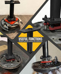 Rear Axle Bearing Puller And Installer Tool For Toyota 4Runner Tacoma Tundra Hilux T100 With ABS Tone Ring shown in use