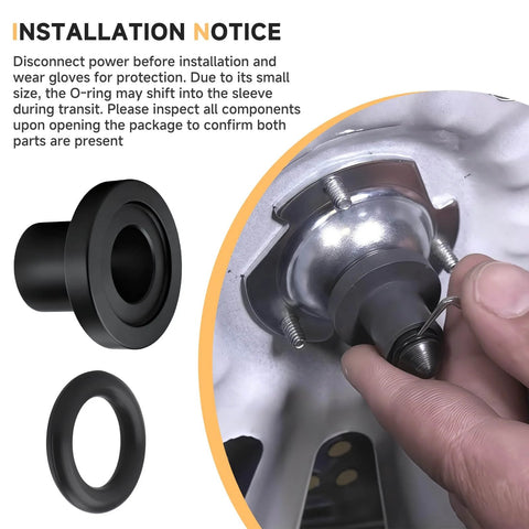 Rear Drum Bearing Sleeve And Retainer O Ring Kit For GE Hotpoint Whirlpool Kenmore Dryers DIY Friendly Easy To Install