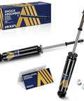 Rear Shock Absorbers Set Of Two For Nissan Quest 2004 2009, shown with packaging and installation manual