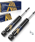 Rear Shock Absorbers Set Of Two For Nissan Quest 2004 2009, visible with packaging and installation manual, durable OEM-like design