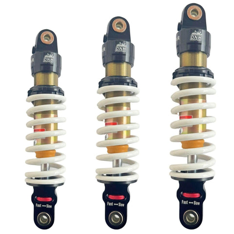 Rear Shock For Dirty Pit Bike With Adjustable Rebound And Dual Spring Options 250lb Or 350lb, Eye To Eye 265-360mm