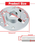 Rear Steel Sprocket Drum Brake Hub with One Inch Bore and One Quarter Inch Keyway Plus Hardware Kit for Predator 212cc Go Karts