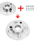 Rear Steel Sprocket Drum Brake Hub With One Inch Bore And One Quarter Inch Keyway Plus Hardware Kit For Predator 212cc And 196cc