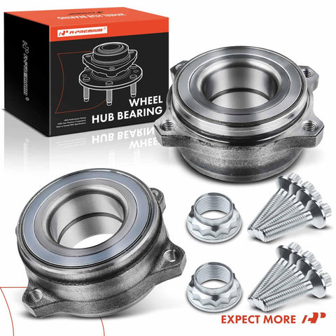 2x Rear Wheel Bearing And Hub Assembly For Mercedes Benz E Class CLS S Class 2003 2020 Compatible With E250 E280 E300 E320 E350 E400 E500
