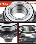 Rear Wheel Bearing And Hub Assembly For BMW X1 2012-2015 E84 Series, close-up of heavy-duty steel flanges and sealed bearing.