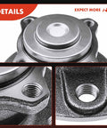 Close-up of Rear Wheel Bearing Hub Assembly For Mercedes Benz CLA250 2014-2019 GLA250 2015-2020 FWD Beefy Load Capacity.