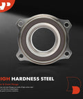 Front view of Rear Wheel Bearing And Hub Assembly For Mercedes-Benz E400 E450 GLC300 GLC350e S450 S550 S550e S560 S600 CLS450