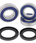 Rear Wheel Bearing Kit 25-1712 For BMW HP4 2013 To 2014 And S1000R 2014 To 2017 S1000RR 2010 To 2017 And S1000XR 2015 To 2017 With ABEC 3 High Speed Bearings Double Lip TC Seals Stainless Garter Spring Replacement Fit 1 Year Warranty