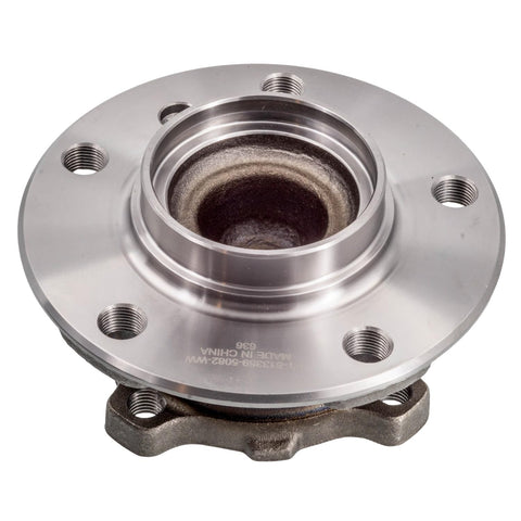 Front view of Rear Wheel Bearing And Hub Assembly For BMW 3 Series 2012-2021 Without ABS OE Direct Replacement Pre-Greased