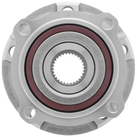 Front view of Premium Heavy-Duty Rear Wheel Hub Bearing Assembly Fits BMW X5 2007-2018 Non M Models And BMW X6 2015-2019