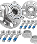 2 Pack Premium Rear Wheel Hub Bearing Assembly Repair Kit For Mercedes Benz E Class CLS CLK GLK SL C Class S Class