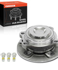 Rear Wheel Bearing Hub Assembly For Mercedes Benz A220 CLA250 GLA250 GLB250 2020 2021 Replacement High Load Capacity Wheel Hub Bearing Kit Durable Auto Part For All Weather Driving Easy Install OEM Quality Replacement shown with packaging and bolts.
