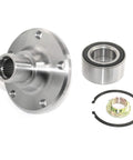Rear Wheel Hub Kit With Bearing, Studs, Snap Ring And Axle Nut All In One Hub Repair Set With Forged Flange For Precise Vehicle Fit