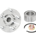 Rear Wheel Hub Kit 29596154 With Bearing, Wheel Studs, Snap Ring And Axle Nut, Complete Repair Solution For Non Integral Wheel Hub