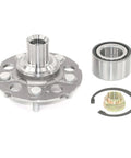 DuraGo 295-96097 Rear Wheel Hub Repair Kit with Bearing, Studs, Snap Ring and Axle Nut components displayed