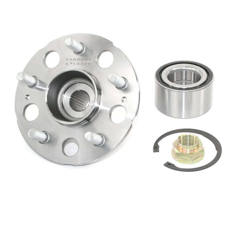 DuraGo 295-96097 Rear Wheel Hub Repair Kit with Bearing, Studs, Snap Ring and Axle Nut, complete non integral hub solution