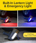 As Seen On TV Mega Bright Rechargeable Spotlight With 10 Modes And Turbo Boost Up To 100 Percent in emergency light mode on road
