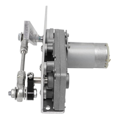 Side view of Reciprocating Linear Actuator With US Plug 100 To 240V Adjustable Speed 95 Times Per Minute, aluminum body, 10 to 130°