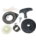 Recoil Starter Rope Grip Handle For Multiple Gas Reels Fits CS-370 CS-370ES CS-370F CS-400 CS-400ES parts including rope, handles.