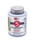 No 5 Pipe Thread Sealant by RectorSeal, 8 oz can, front view showing non-hardening, soft-set formula for plumbing and HVAC uses.