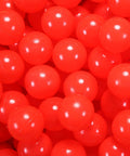 Pile of red 2.75 Inch Big Ball Pit Balls - Crush Proof Plastic Balls for Ball Pit Pack of 50pcs Set for Toddlers Ball Pool Playtent Tunnels