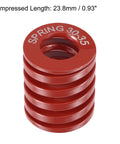 Red 65Mn Die Spring For Molds And 3D Printer Applications, 30mm Outer Diameter, 16mm Inner Diameter, Compressed Length 23.8mm