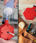 Durable ABS Tuff Line contractor chalk reel delivers precise layout marking with a 0.06 in braided line and 100 ft reach in use