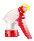 Red and white adjustable nozzle for 16oz Adjustable No Leak No Clog Spray Bottles 2 Pack BPA Free HDPE For Cleaning Solutions Plants