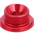 Red crank tension bolt for bicycle arm, cycling screw 105 end, bike dust cover, gold crankset m20 bolts, fixing ii preload m582 for Aries