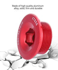 Crank Tension Bolt Bicycle arm Cycling Screw 105 end Bike dust Covers Gold crankset m20 Bolts 2 Fixing ii preload m582 for Aries (Red)