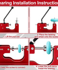 Bearings Press And Puller Tool For Skateboards And Longboards 8mm Bearings No Sweat Easy Lever Action For Smooth Install And Removal