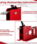 Bearings Press And Puller Tool For Skateboards And Longboards 8mm Bearings No Sweat Easy Lever Action for smooth install