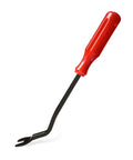 Pro Grade 1 Piece Fastener Remover for Car Panels and Doors Clip Puller Rivet Removal Tool for Auto Trim DIY Friendly Works on Plastic and Metal Clips Easy Door Panel Removal Red with ergonomic handle and durable steel insert